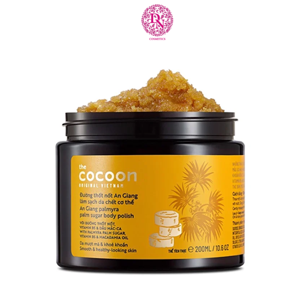 ĐƯỜNG THỐT NỐT TẨY TẾ BÀO CHẾT BODY AN GIANG COCOON PALM SUGAR BODY POLISH 200ML