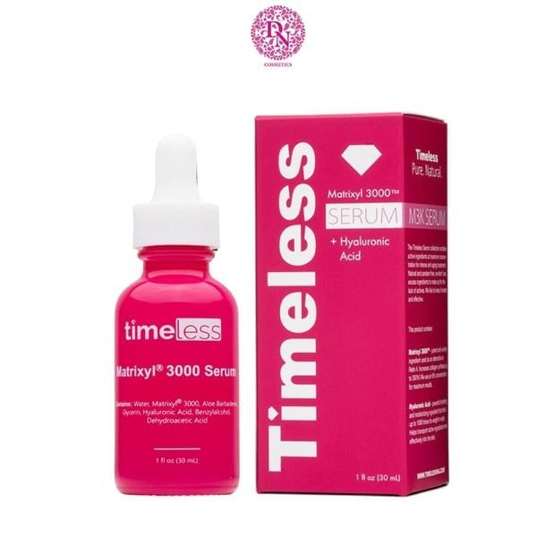 SERUM TIMELESS M3000 CHỐNG LÃO HOÁ ( MÀU HỒNG ĐẬM ) DATE 5/2025