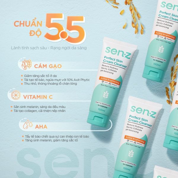 SỮA RỬA MẶT SENZ CLEANSING GEL