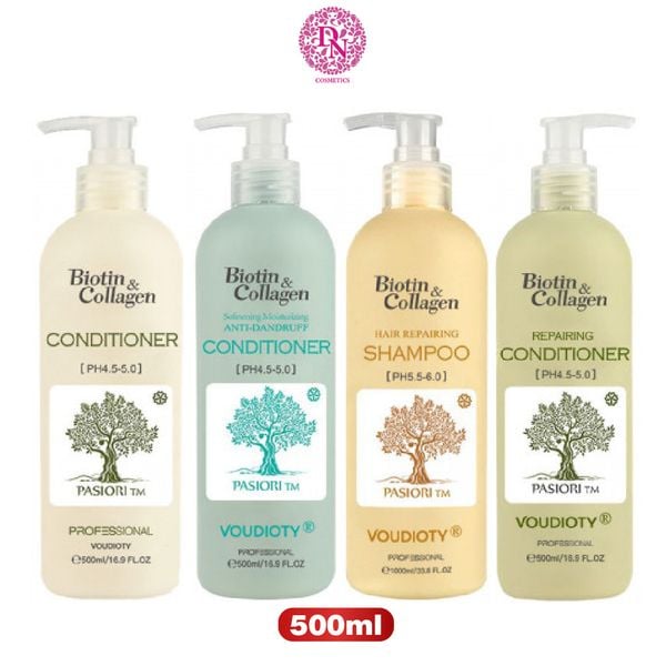 DẦU GỘI XẢ BIOTIN & COLLAGEN PASIORI MẪU MỚI (CÓ TEM VISI)