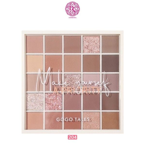 BẢNG PHẤN MẮT 25 Ô GOGO TALES CRYTAL COLOR CHARMING EYES GT282