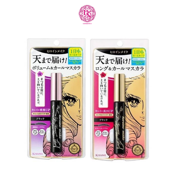 MASCARA KISSME HEROINE DẠNG MÀNG FILM NÂNG CAO CHỐNG TRÔI SIÊU BỀN GIÚP NÂNG CONG VÀ DÀY MI TỐI ĐA