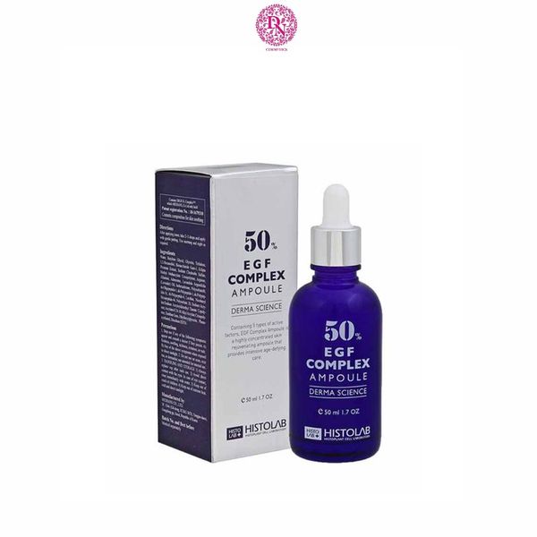 SERUM TINH CHẤT TẾ BÀO GỐC TRẺ HÓA DA HISTOLAB 50% EGF COMPLEX AMPOULE DERMA SCIENCE