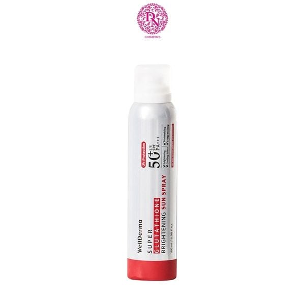 XỊT CHỐNG NẮNG WELLDERMA COOLING SUN PRAY SPF 50 PA +++ 180ML