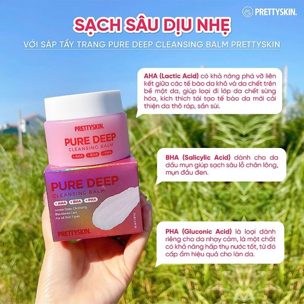 SÁP TẨY TRANG PRETTY SKIN PURE DEEP CLEANSING BALM 100ML