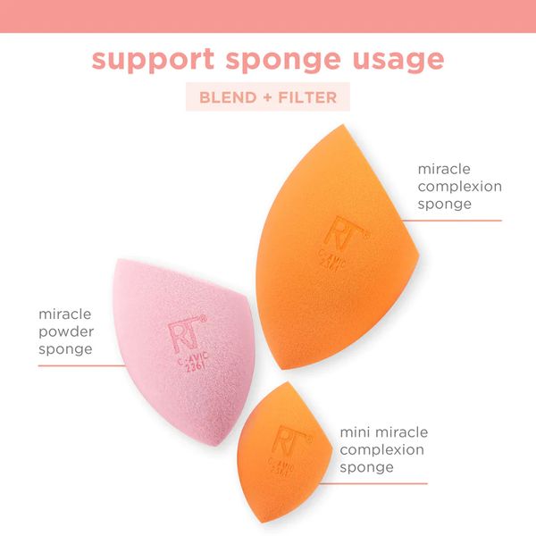 SET 3 BÔNG MÚT REAL TECHNIQUES ULTIMATE SPONGE TRIO