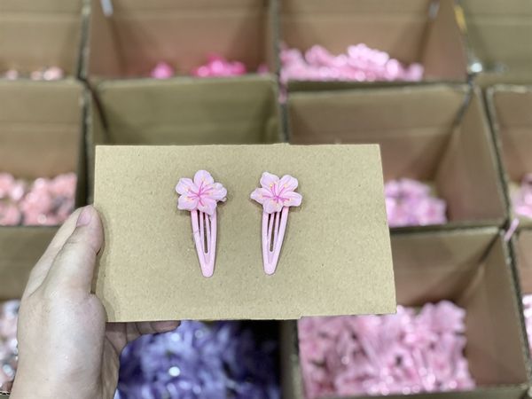 KẸP TÓC HOA ANH ĐÀO JARY HAIR CLIP SET 2 CÁI - HC2 - HC2.5