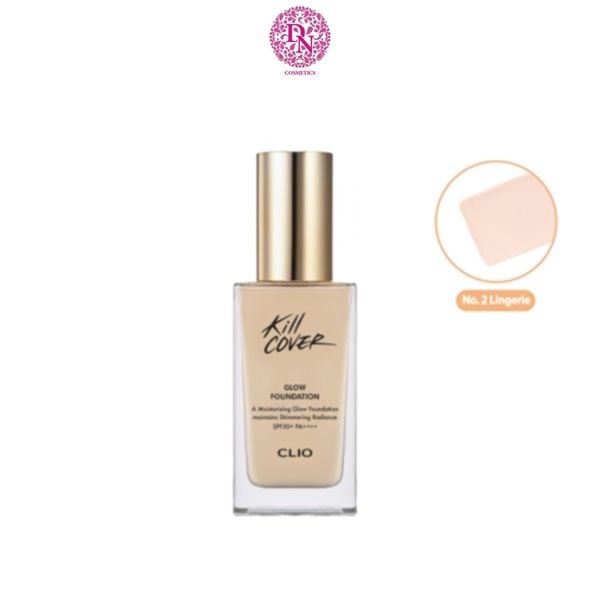 KEM NỀN CLIO KILL COVER GLOW FOUNDATION SPF 50+ PA++++ 38G