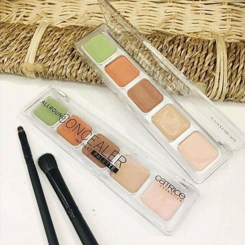 CHE KHUYẾT ĐIỂM CATRICE 5 Ô ALLROUND CONCEALER PALETTE (HỒNG XANH)