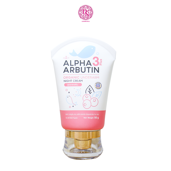 KEM THÂM NÁCH ALPHA ARBITIN 3 PLUS ORGANIC UNDERARM NIGHT CREAM 50G