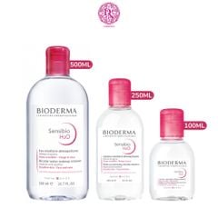 TẨY TRANG BIODERMA SENSIBIO H2O DÀNH CHO DA NHẠY CẢM - MÀU HỒNG