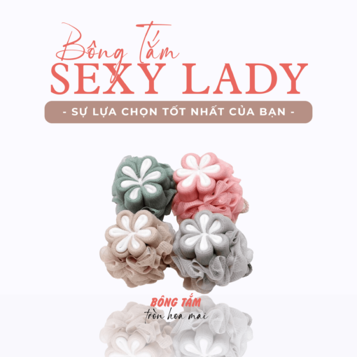 BÔNG TẮM SEXY LADY HOA MAI