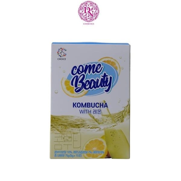 TRÀ KOMBUCHA COME BEAUTY KOMBUTEA HỘP 5 GÓI X 15G