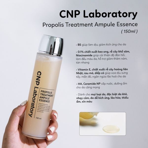 NƯỚC THẦN KEO ONG CNP LABORATORY PROPOLIS TREAMENT AMPULE ESSENCE 150ML