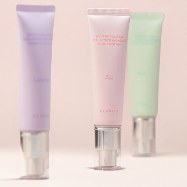 KEM LÓT KLAVUU NÂNG TONE WHITE PEARLSATION IDEAL ACTRESS BACKSTAGE CREAM SPF30 PA++