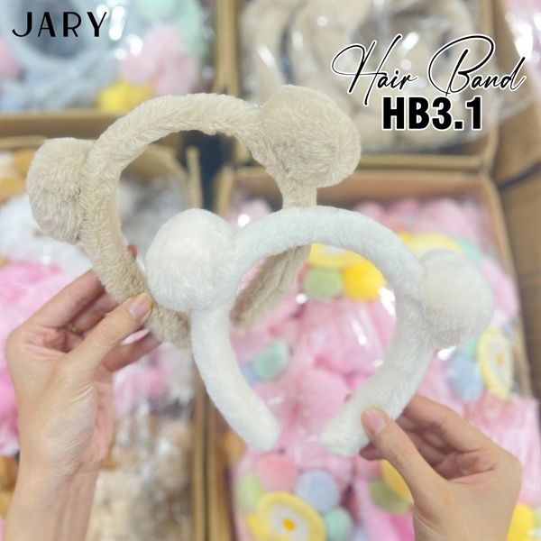 BĂNG ĐÔ CÀI TÓC TAI GẤU TRÒN JARY HAIR BAND - HB3 - HB3.1
