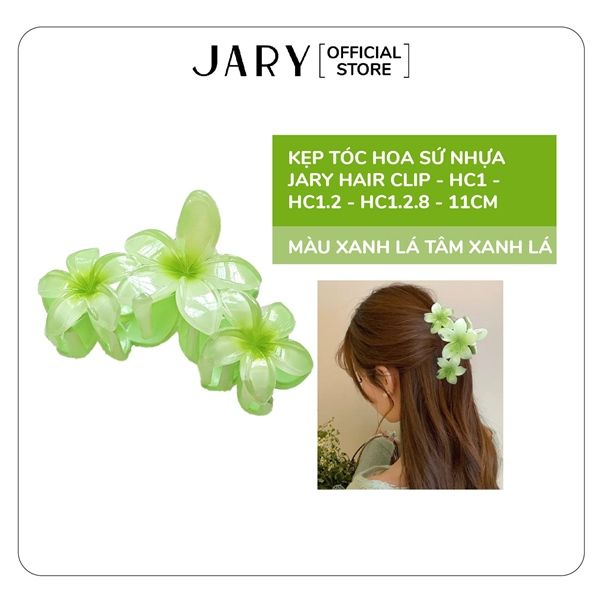 KẸP TÓC HOA SỨ NHỰA JARY HAIR CLIP - HC1 - HC1.2