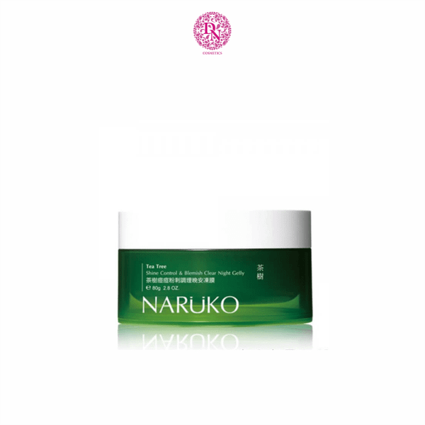 MẶT NẠ NGỦ TRÀM TRÀ NARUKO TEA TREE SHINE CONTROL & BLEMISH CLEAR NIGHT GELLY 80G