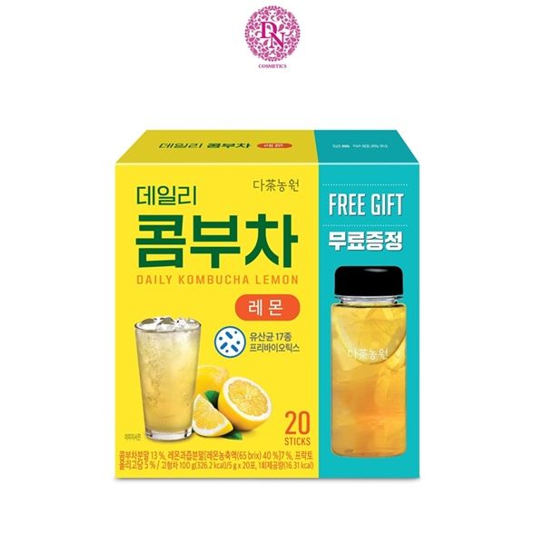 TRÀ KOMBUCHA COME BEAUTY KOMBUTEA HỘP 5 GÓI X 15G