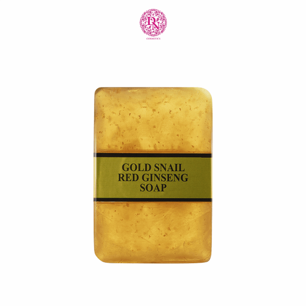 XÀ PHÒNG RỬA MẶT TRẮNG DA CHỒNG LÃO HOÁ GOLD SNAIL - NHÂN SÂM ĐỎ 90G