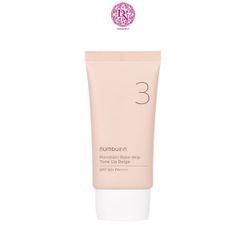 KEM CHỐNG NẮNG NÂNG TONE NUMBUZIN NO.3 PORXELAIN BASE - SKIP TONE UP BEIGE SPF50 50ML