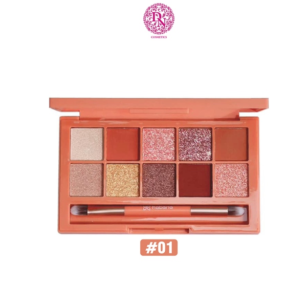 PHẤN MẮT HABARIA 10 Ô COLOR EYESHADOW PALETTE