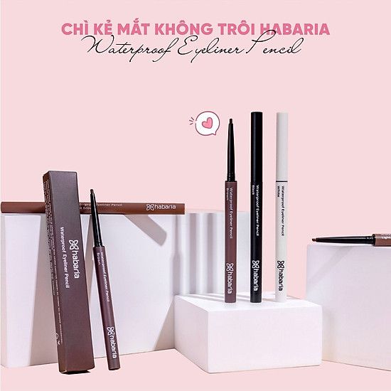 CHÌ SÁP KẺ MẮT HABARIA WATERPROOF EYELINER PENCIL