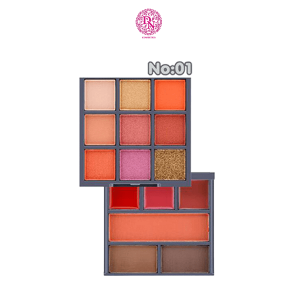 BỘ KIT MAKE UP MẮT, MÁ VÀ TẠO KHỐI ODBO OD1037