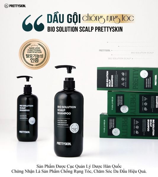 DẦU GỘI XẢ CHỐNG RỤNG TÓC SOLUTION SCALP PRETTY SKIN