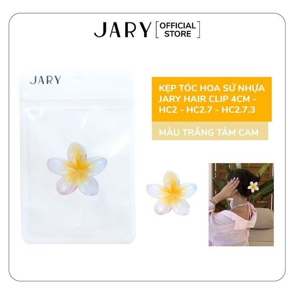 KẸP TÓC HOA SỨ NHỰA JARY HAIR CLIP 4CM - HC2 - HC2.7