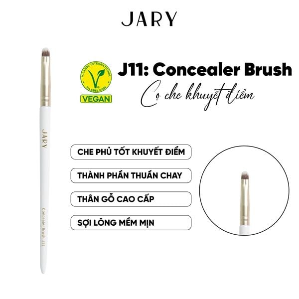 CỌ TRANG ĐIỂM CAO CẤP THUẦN CHAY JARY MAKEUP BRUSH