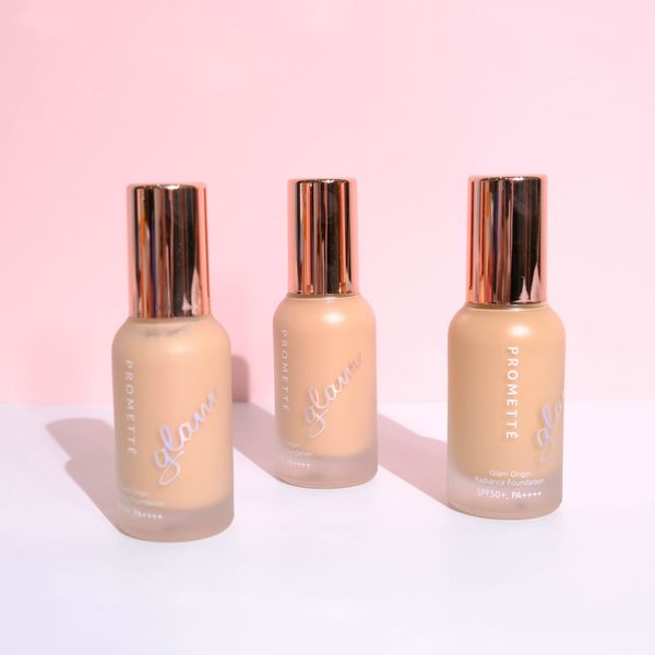 KEM NỀN DẠNG CHAI GLAM ENOUGH PROMETTE GLAM ORIGIN RADIANCE FOUNDATION SPF50+/PA++++ 50G