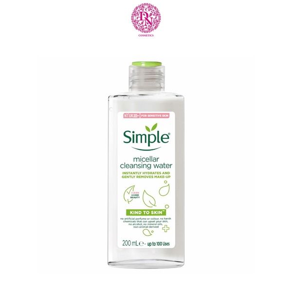 TẨY TRANG SIMPLE 200ML - HÀNG NHẬP KHẨU