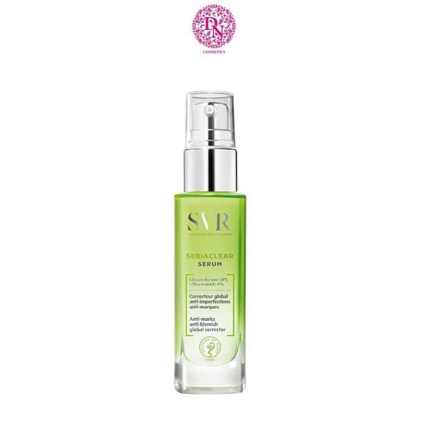 SERUM LÀM GIẢM MỤN, MỜ THÂM, SE KHÍT LỖ CHÂN LÔNG SVR SEBIACLEAR SERUM 30ML