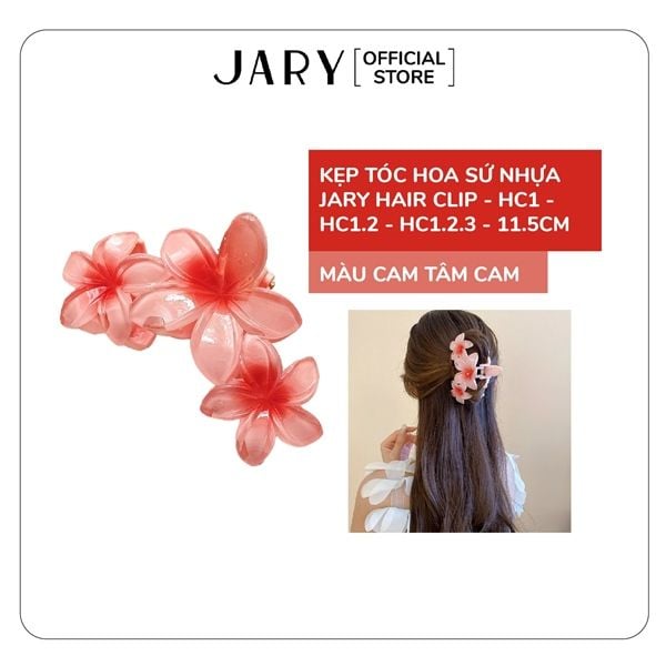 KẸP TÓC HOA SỨ NHỰA JARY HAIR CLIP - HC1 - HC1.2