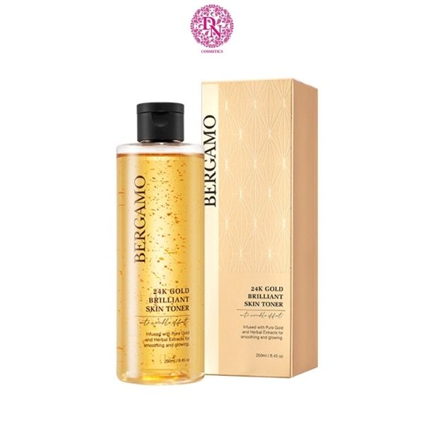 TONER VÀNG BERGAMO 24K GOLD BRILLIANT SKIN TONER 250ML