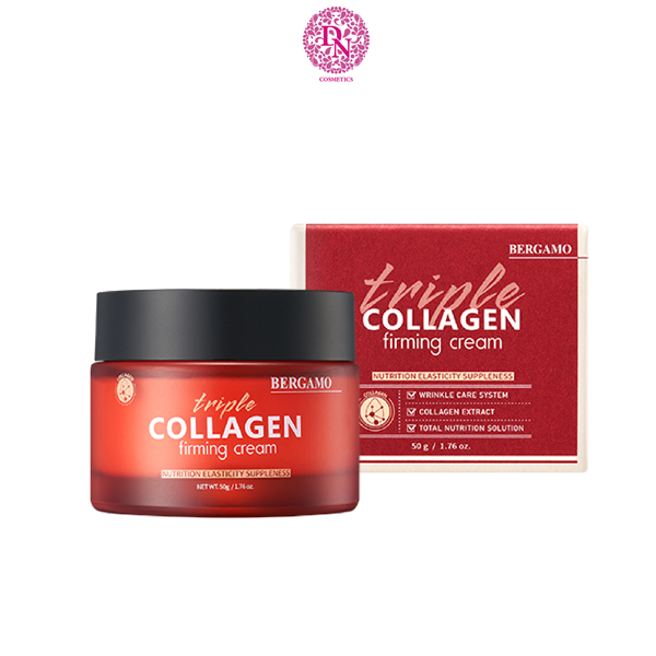 KEM DƯỠNG COLLAGEN SĂN CHẮC BERGAMO TRIPLE COLLAGEN FIRMING CREAM 50G