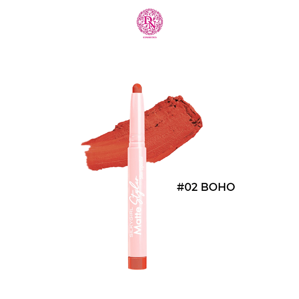 SON BÚT CHÌ MỊN MƯỢT LÂU PHAI SILKY GIRL MATTE STYLER SLIM 1.4G