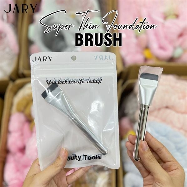 CỌ TÁN KEM NỀN DẠNG LÔNG ĐẦU DẸT JARY SUPER THIN FOUDATION BRUSH