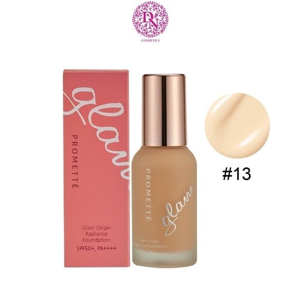 KEM NỀN DẠNG CHAI GLAM ENOUGH PROMETTE GLAM ORIGIN RADIANCE FOUNDATION SPF50+/PA++++ 50G