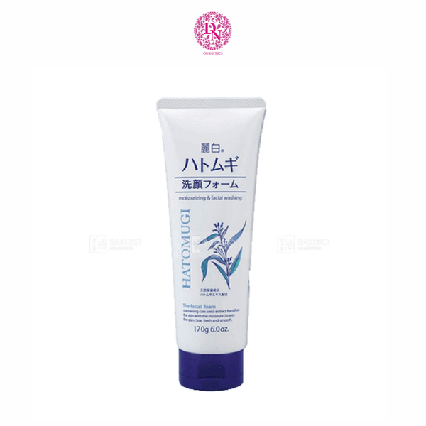 SỮA RỬA MẶT Ý DĨ HATOMUGI NATURIE CLEANSING & FACIAL WASHING MÀU TRẮNG