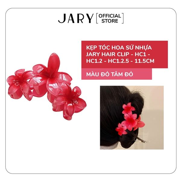 KẸP TÓC HOA SỨ NHỰA JARY HAIR CLIP - HC1 - HC1.2