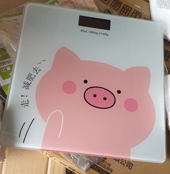 Bascula Digital Cerdito Recargable