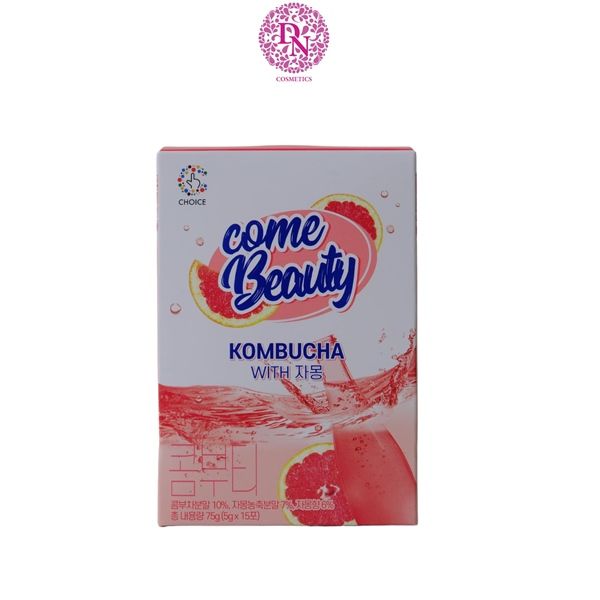 TRÀ KOMBUCHA COME BEAUTY KOMBUTEA HỘP 5 GÓI X 15G
