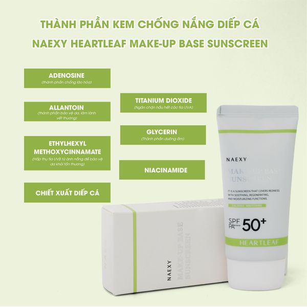 KEM CHỐNG NẮNG NAEXY SUNSCREEN 70ML