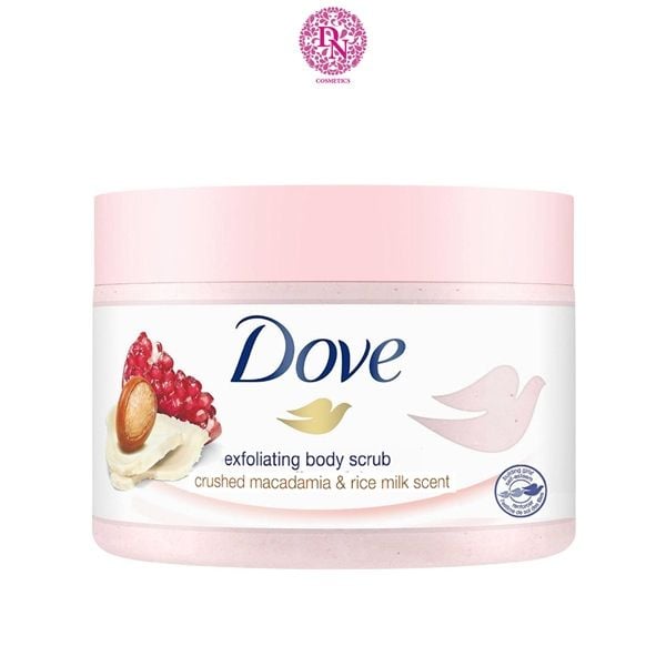 TẨY TẾ BÀO CHẾT CƠ THỂ DOVE EXFOLIATING BODY POLISH SCRUB CHIẾT XUẤT TRÁI LỰU 298G