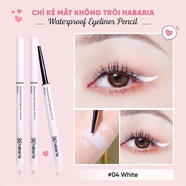 CHÌ SÁP KẺ MẮT HABARIA WATERPROOF EYELINER PENCIL