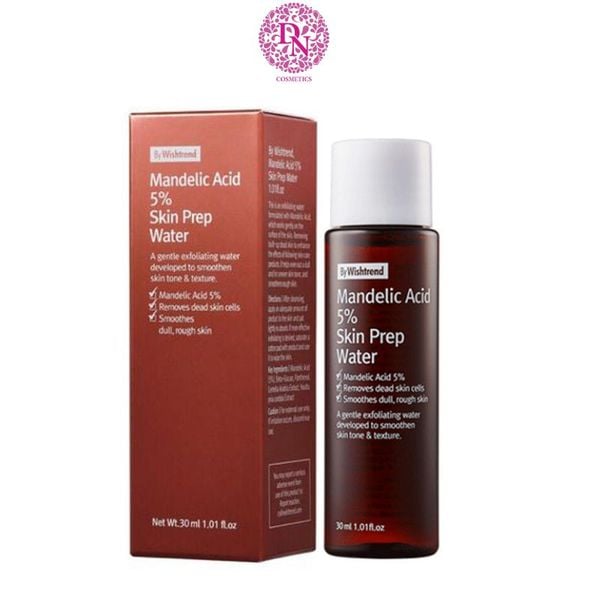 NƯỚC HOA HỒNG TẨY DA CHẾT BY WISHTREND MANDELIC ACID 5% SKIN PREP WATER 120ML