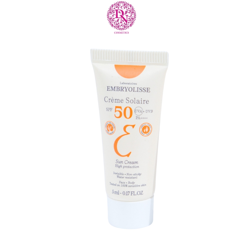 KEM CHỐNG NẮNG EMBRYOLISSE CREME SOLAIRE SUN CREAM 5ML - MINISIZE