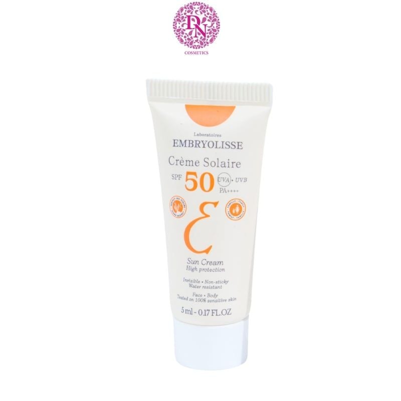 KEM CHỐNG NẮNG EMBRYOLISSE CREME SOLAIRE SUN CREAM 5ML - MINISIZE